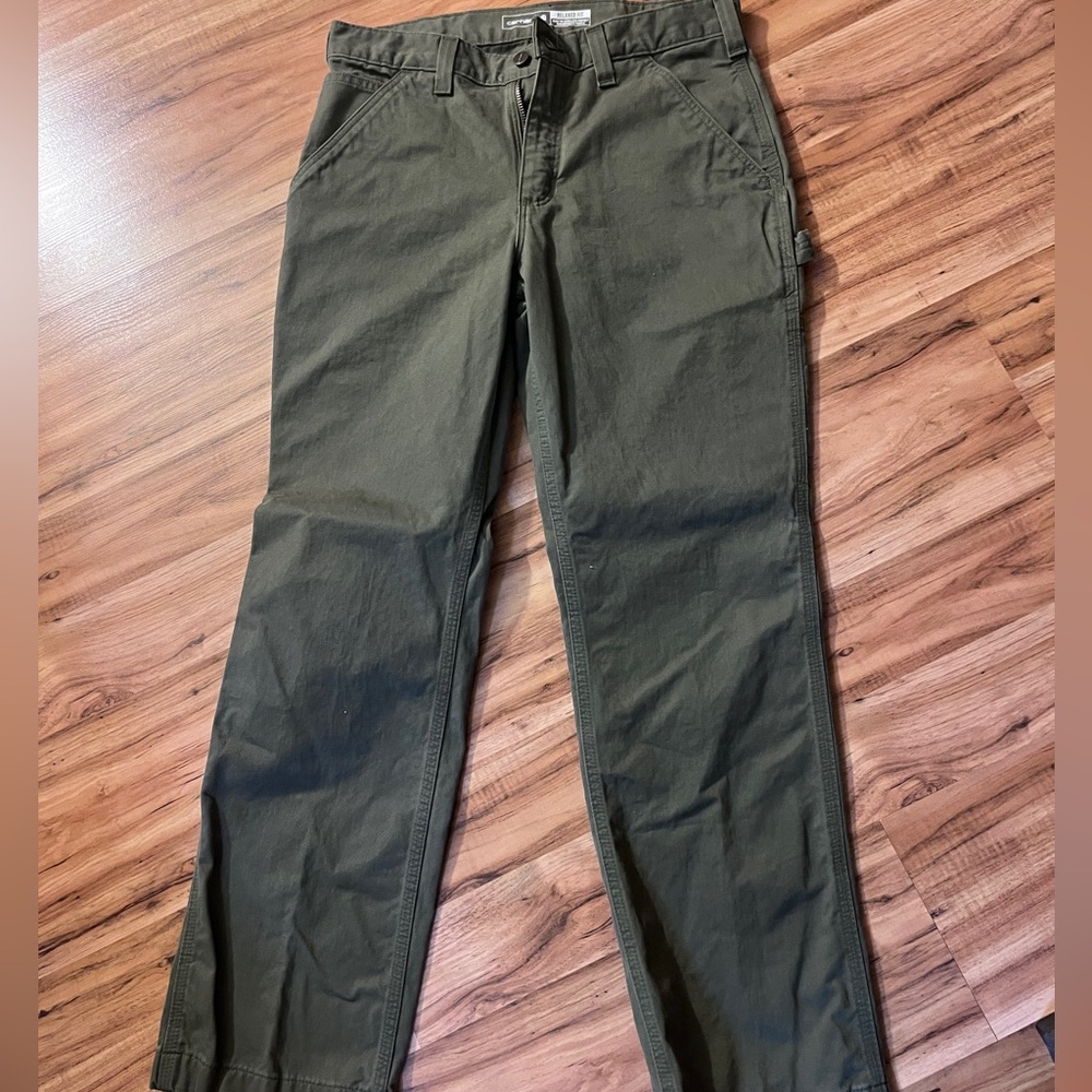 Carhartt pants green